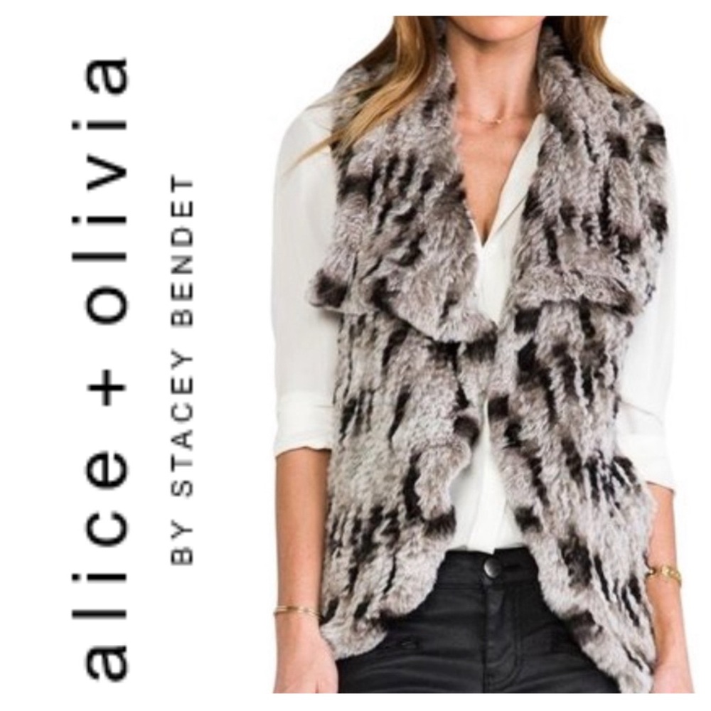 Alice + Olivia Fur Vest